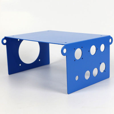 Custom Glossy Powder Coated Sheet Metal Components Aluminum Panels For Housings