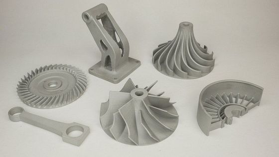 Radial Array Turbine Blade Assembly 3D Printing Parts With Integrated Support Framework