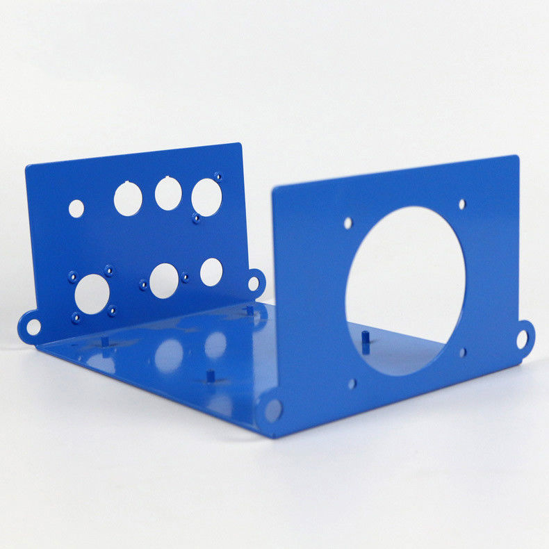 Custom Glossy Powder Coated Sheet Metal Components Aluminum Panels For Housings