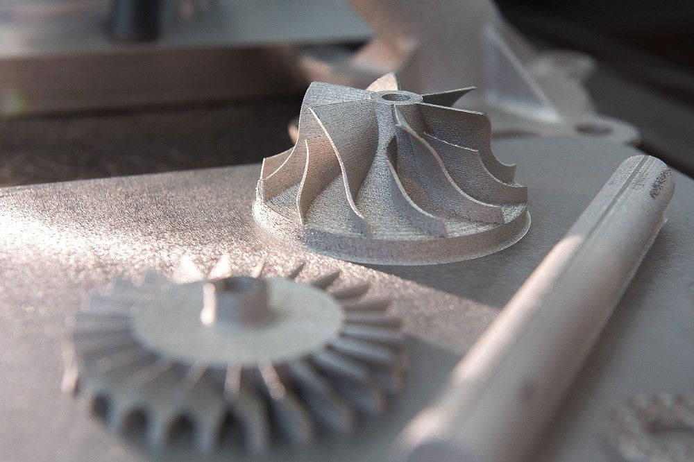 Radial Array Turbine Blade Assembly 3D Printing Parts With Integrated Support Framework
