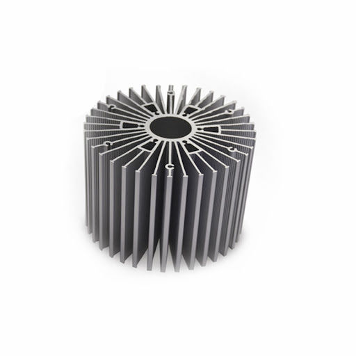 Custom CNC Machined Aluminum Heat Sinks for LED