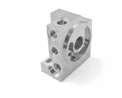 CNC Machined Aluminum Pneumatic Manifold Blocks